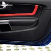 AIRSPEED Dekal För Ford Mustang 2015-2022 RHD LHD Fram Bakdörr Bil Äkta Kolfiber Interiörlist Tillbehör