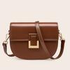 2025 New Luxury Genuine Leather Women's Saddle Bag Crossbody Bag Ladies Shoulder Bag Fashion Casual European and American Handbag