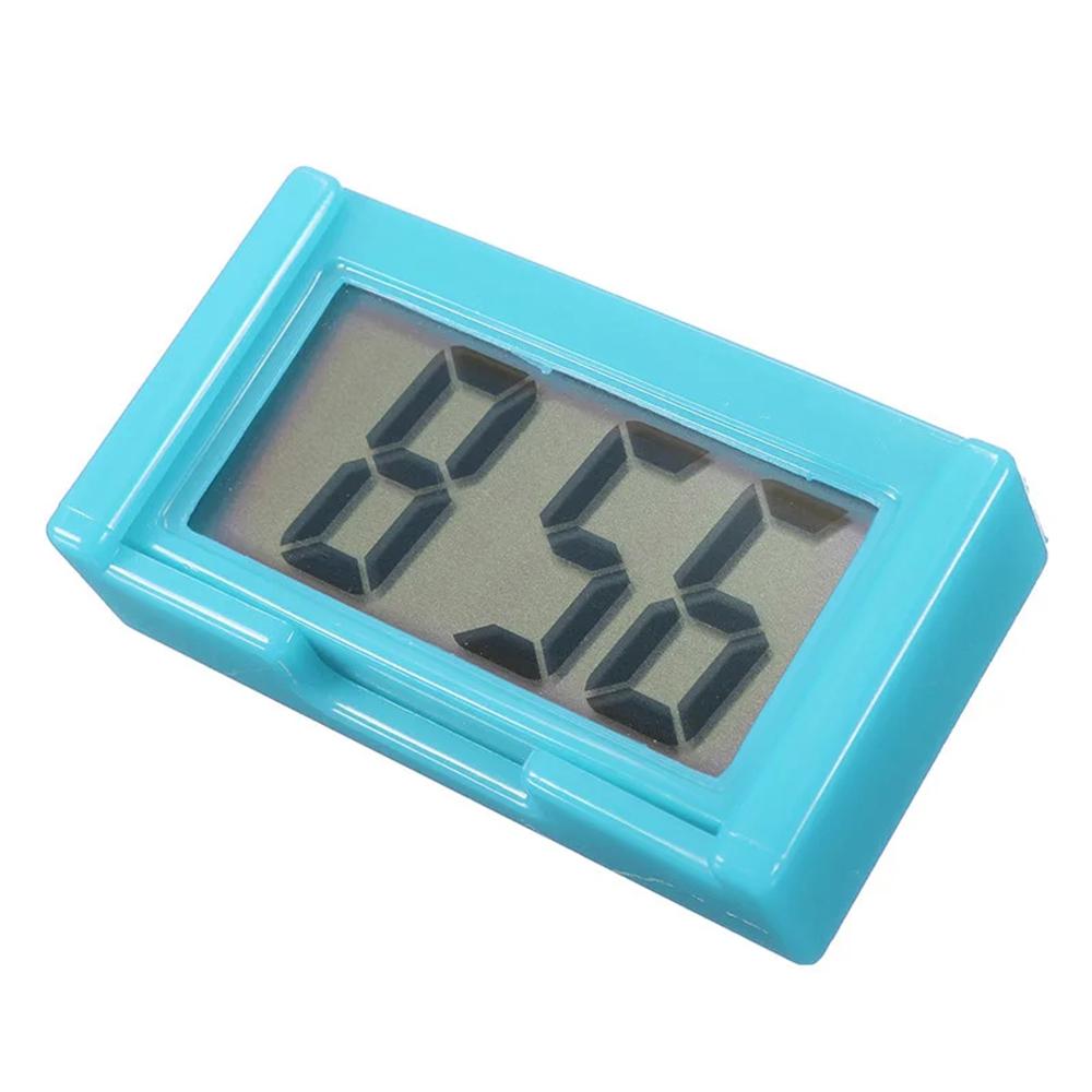 Mini Digital Clock Car Dashboard Clock Auto Car Truck Dashboard Time Vehicle Electronic Self-Adhesive Bracket Stand Clocks