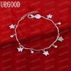 925 Sterling Silver Butterfly AAA Zircon Bracelet Fashion Jewelry