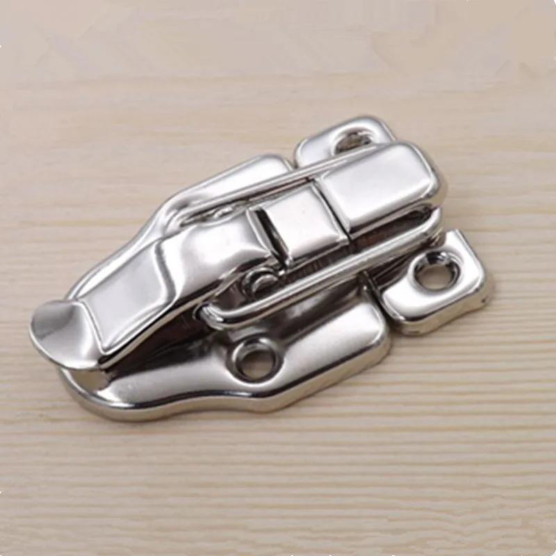 5pcs Vintage Jewelry Wood Box Hasps Drawer Latches Decorative Suitcases Hasp Latch Buckle Clasp Furniture Hardware