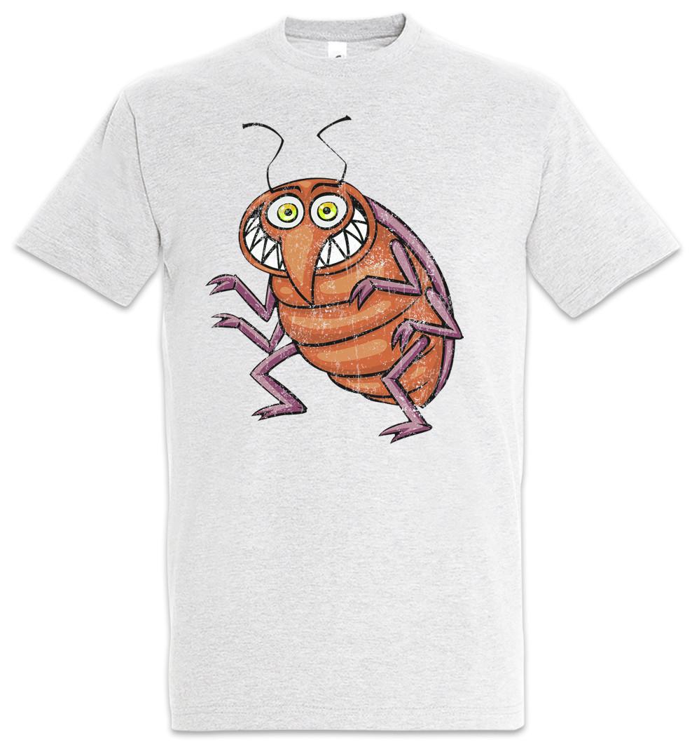 Bed Bug T-Shirt Cockroach Toon Comic Fun Cartoon Drawing XL