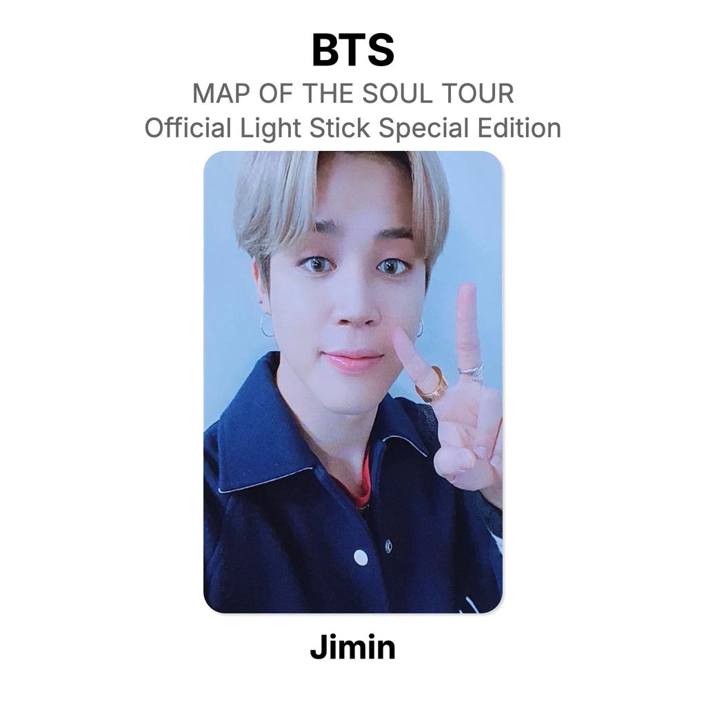 BTS MAP OF THE SOUL TOUR Official Light Stick Special Edition Official Photocard