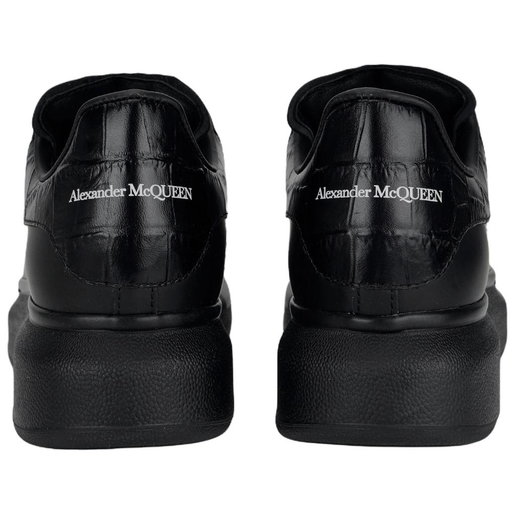 Alexander Mcqueen Oversized Sneaker Low Top Skateboard Shoes Women's Black 718233WIEE61000