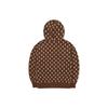 MLB Base Logo Sweatshirts Unisex Brown Hooded Moderate Regular 3AHDM0224-43BRD