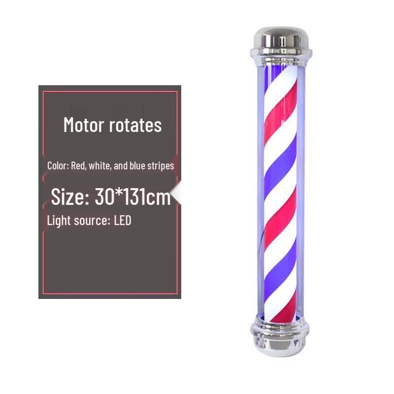 LED Barber Pole Rotating Sign Light