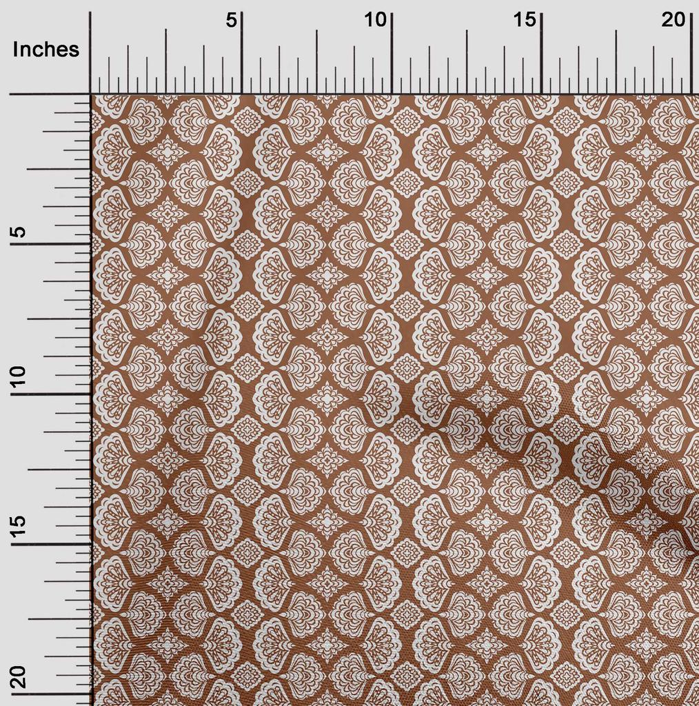 oneOone Cotton Flex Blue Fabric Asian Block Sewing Craft Projects Fabric Prints by Yard 40 Inch