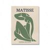 Matisse Gallery Museum Wall Art Poster Print Green Canvas Painting Fashion Abstract Modern Oil Line Woman Room Home Decor Mural