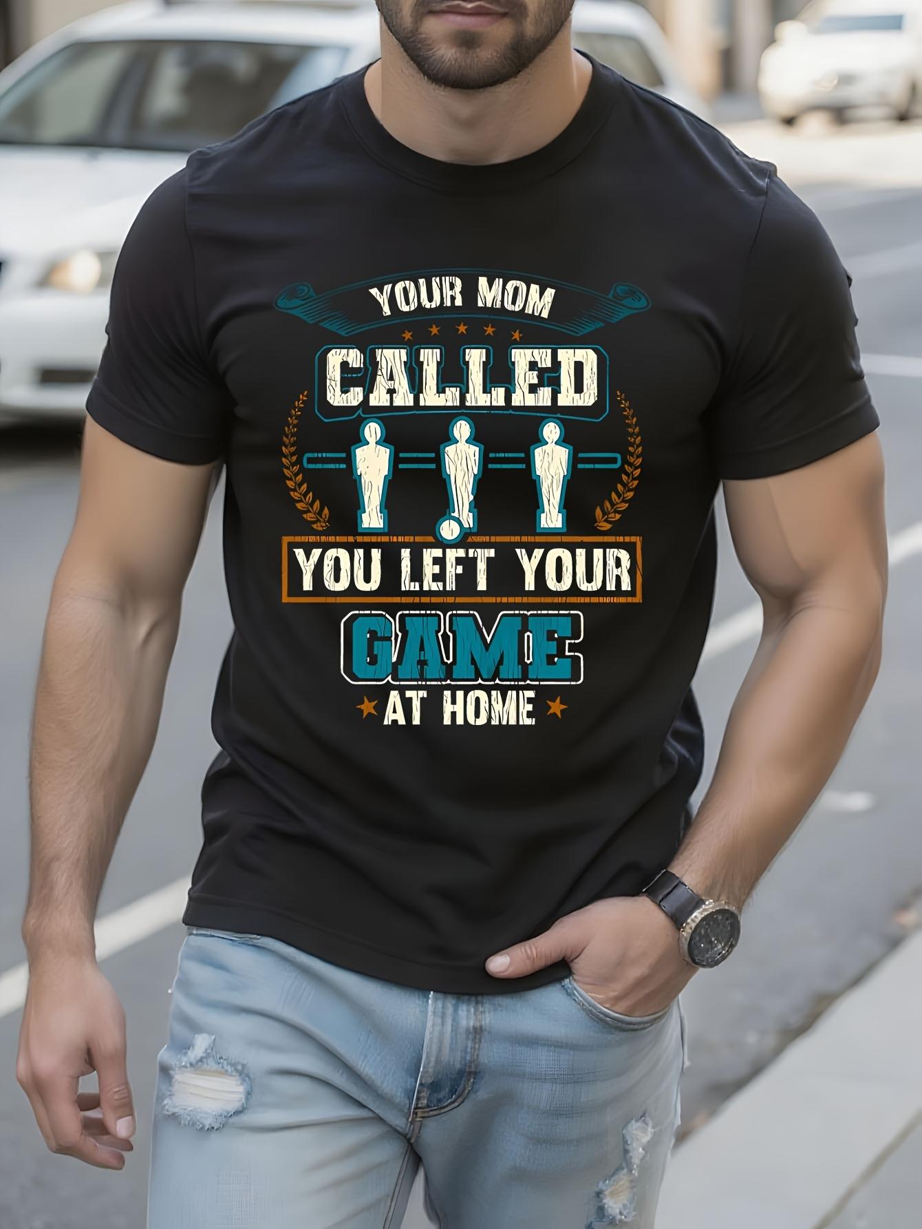 Funny Tshirt Funny Foosball Tshirt - Your Mom Called - Le... XXXL