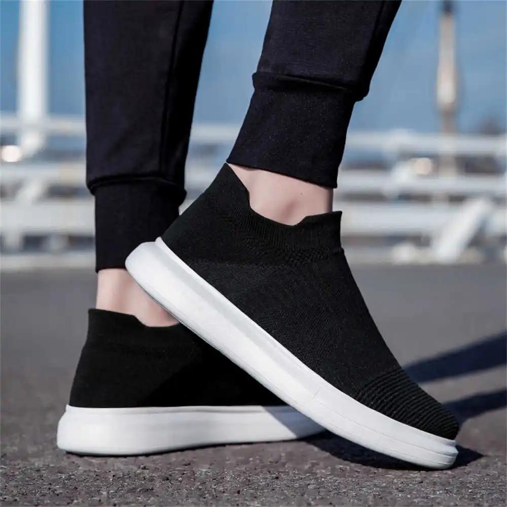 Plataform Legitimate Leather Man Trainers Woven Men's Shoes Brown Designer Sneakers Man Sport Everything 2025new Health