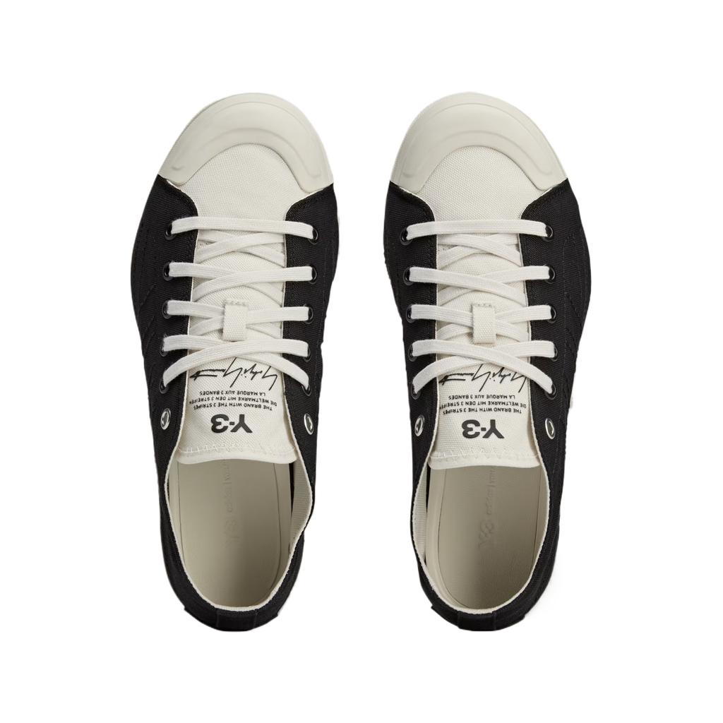 Adidas Y-3 Nizza Low Black White Unisex Sneakers Orbit-Grey JQ8822
