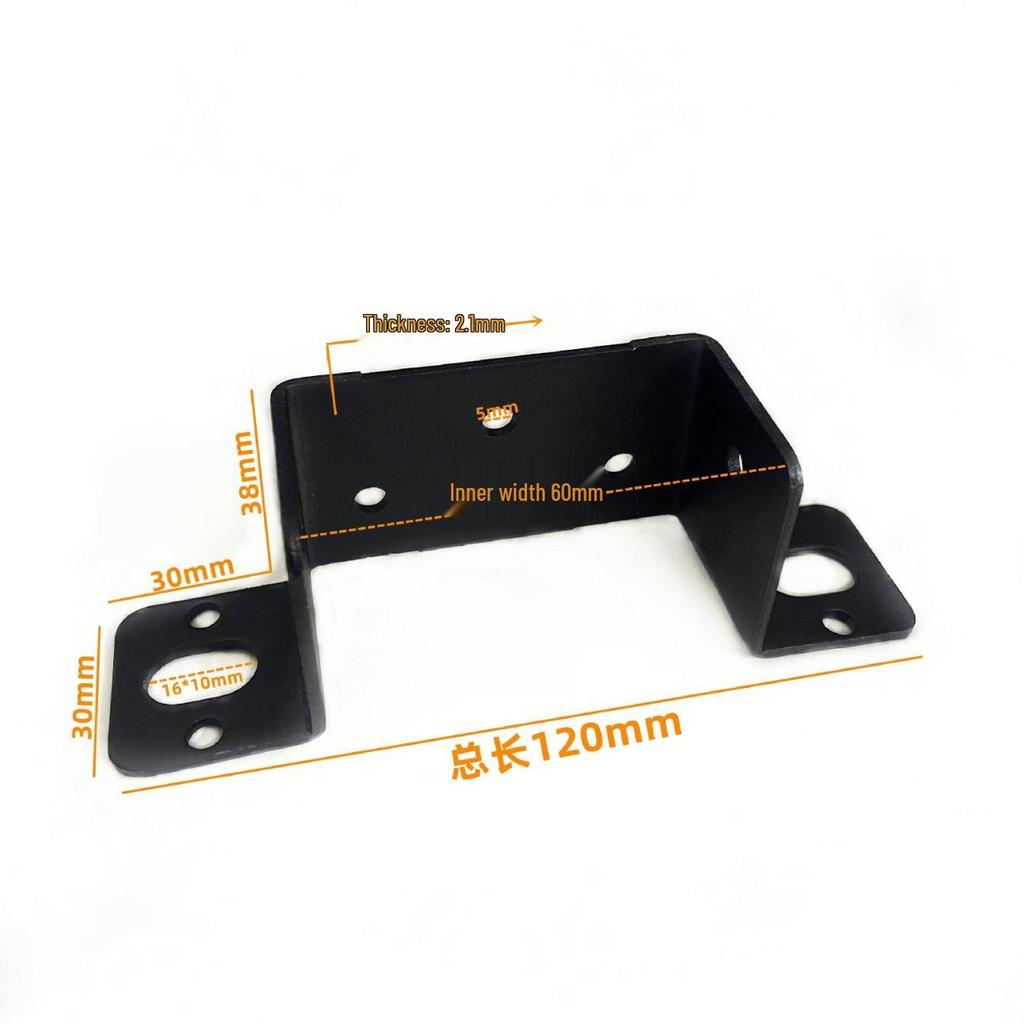 Konzola pantu zábradlí postele ve tvaru U z masivního dřeva s vkládací přezkou