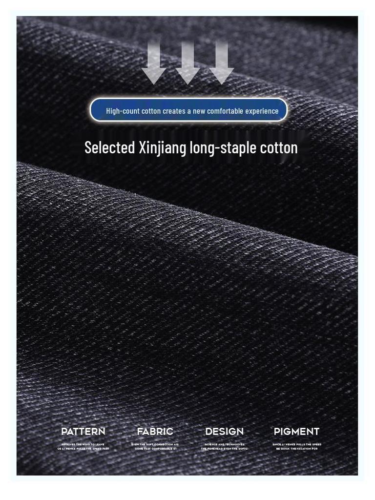 Men's Plus Size High-Quality Trendy Spring and Autumn Jeans