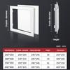 Door Latch White Access Panel Door Plastic Removable Inspection Hole ABS Access Hatch Cover Doors Wall Ceiling