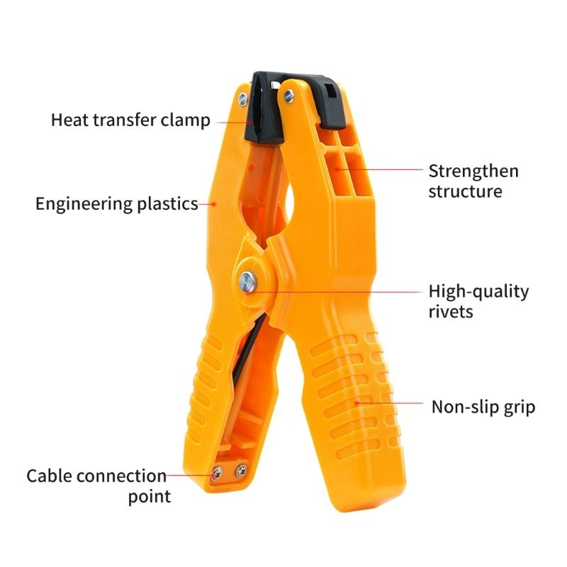 K Type Probe Test Clip Thermometers Probe Temperature Sensors Clip Plumbing Clamp For Accurate Temperature Control
