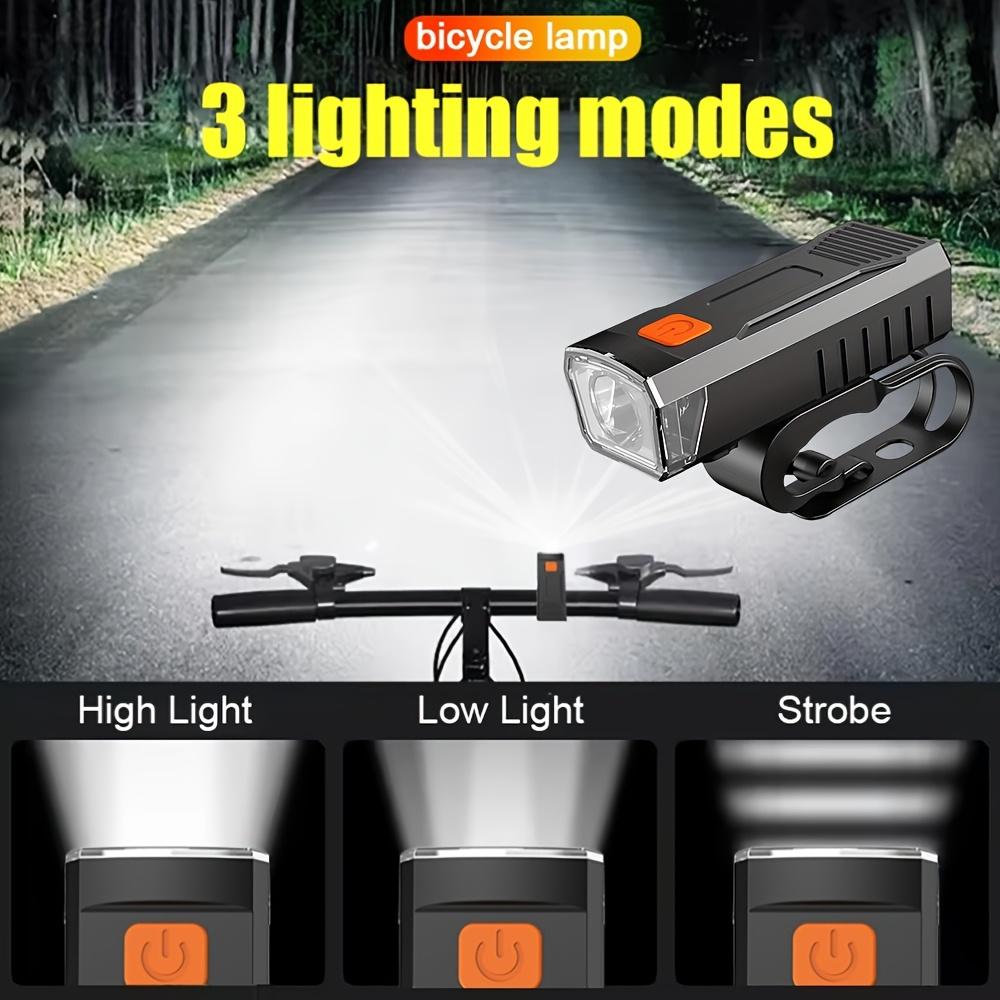 Bicycle Headlights Are Rechargeable and Easy To Install, with 3 Lighting Modes Suitable for All Bicycles, Mountains, and Highways