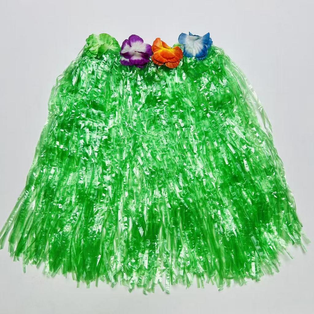 Carnival Ball Dance Performance Costume Grass Skirt Set, Children's Grass Skirt