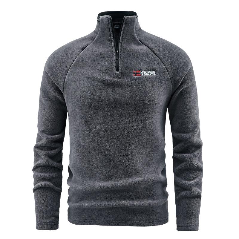 Spring Autumn Men's Jackets Fashion Men Zipper Pullover Men Soft Warm Sweatshirt