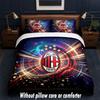 AC Milan Design Bed Bedding Set 1 Duvet Cover + 2 Pillowcases Soft Breathable Household Bed Linens