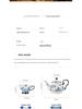 Tazza e Sottotazza da Caffè in Porcellana Cinese Retro Blu e Bianca Jialan - Regalo Ideale per la Festa dell'Insegnante