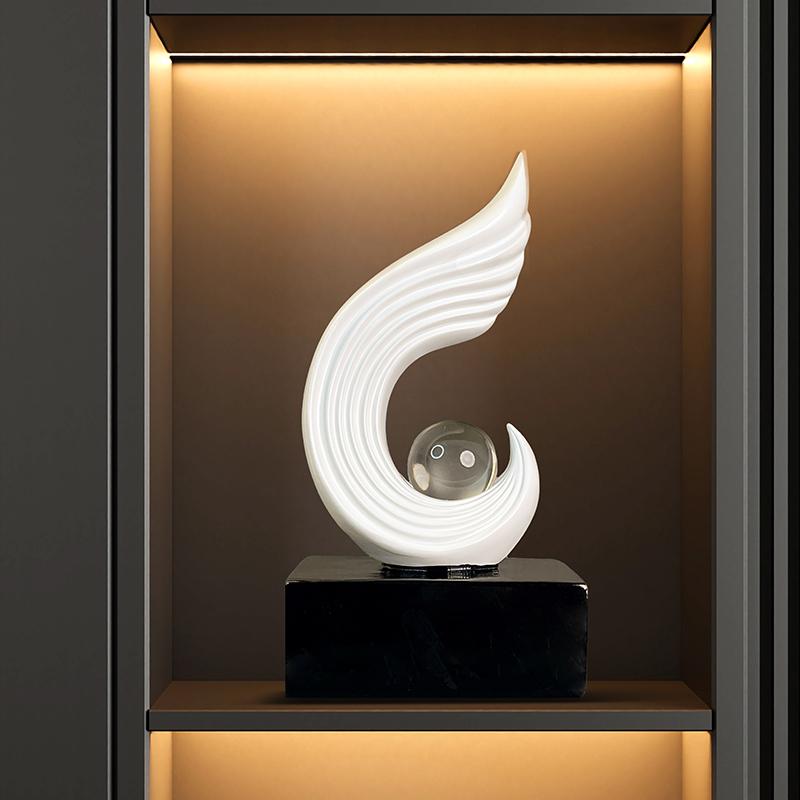 Creative Crystal Resin Ornaments Wine Cabinet Decorations Living Room Home TV Cabinet Luxury Home Decoration Accessories
