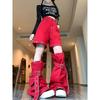 Fashion Style Cargo Jeans Women's Summer Thin Sexy Stylish Removable Loose Casual Wide-Leg Pants