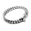 Metall-Hundehalsband Edelstahl Haustier-Choker Gold Cuban Link Kette 14mm Breit Leine für Kleine Mittlere Große Hunde Haustier Zubehör