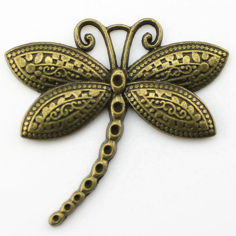Dragonfly Charms Vintage Alloy Pendants For Insect Themed Handmade Jewelry Supplies