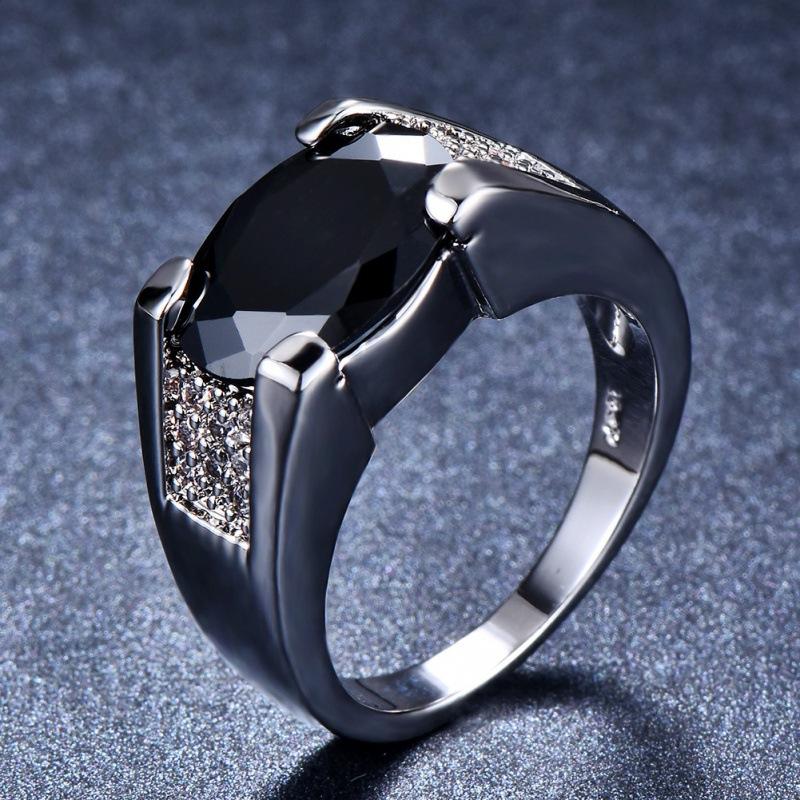 INS ring women's European and American jewelry micro-inlaid color zirconium gemstone creative jewelry accessories women