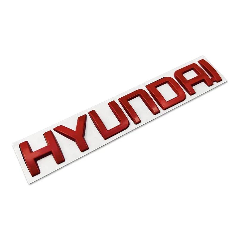 ABS Car Rear Trunk Letter Emblem for Hyundai Logo I40 I30 I10 I20 IX35 IX20 Solaris Tuscani Tuscon Sonata Santafe Tail Sticker 22ll