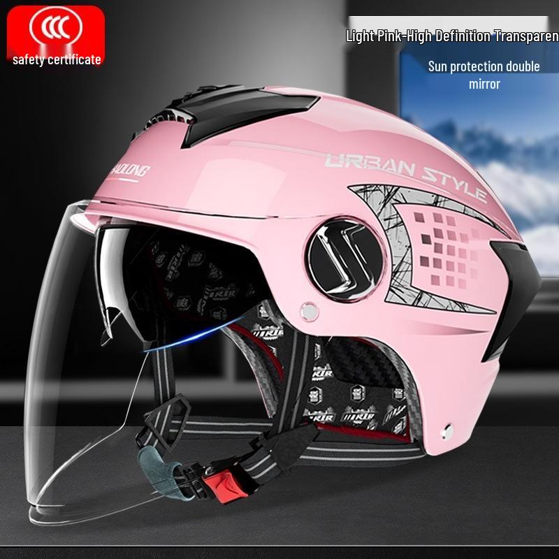 

Унисекс всесезонный шлем для электровелосипеда с двойным визором и защитой от запотевания