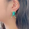 Creative Cute Animal Frog Toad Earrings For Women Aesthetic Design Gothic Funny Green Frog Stud Earring Girls Party Jewelry Gift