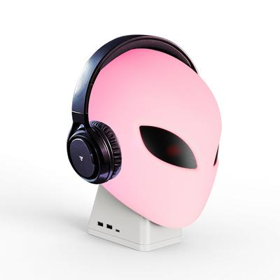 NEOCADE RGB Kopfhörerständer Gaming-Atmosphärenlicht Musik-Rhythmus-Modus 8-Farben-Licht Multifunktionaler Headset-Ständer Tischplatte USB-Schnellladeanschluss