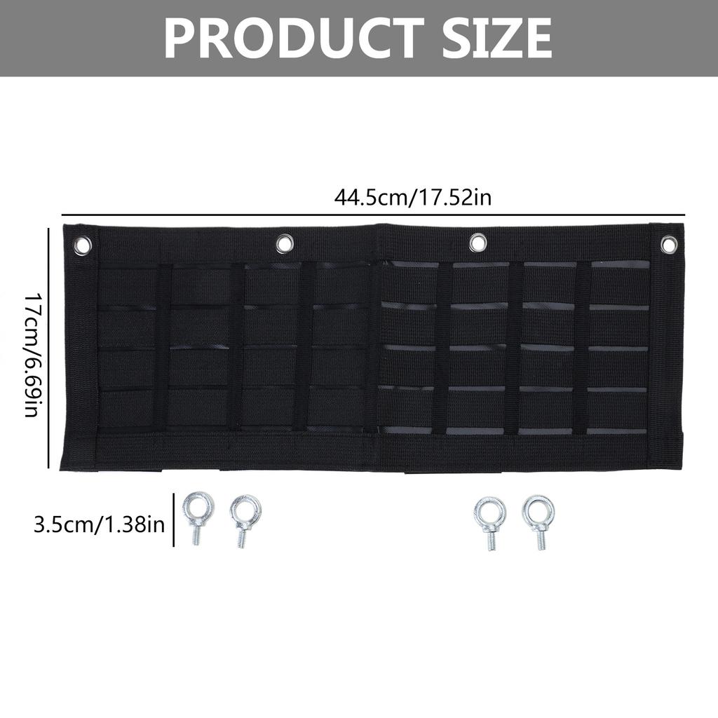 Multifunctional Rear Trunk Parcel Shelf Load Shade Luggage Net Cargo Cover Storage Bag for Jimny JB64 JB74 Oxford Cloth