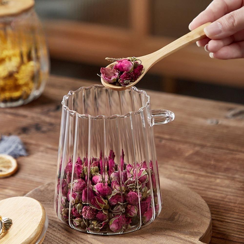 Leakproof Coffee Canister Sealed Grain Storage Canister Multipurpose Glass Sugar Container  Cookie