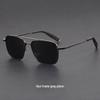 Retro Large Frame Double Bridge Sunglasses for Women with Myopia