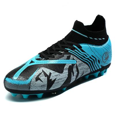 Chaussures de Football pour Hommes Professionnelles TF/FG Crampons Baskets Herbe Artificielle Entraînement Chaussures de Football Pour Adolescents Antidérapantes Chaussures de Football