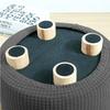 Round Ottoman Slipcover Stretch Footrest Covers Elastic Ottoman Cover Spandex Footrest Stool Footstool Protector For Furniture