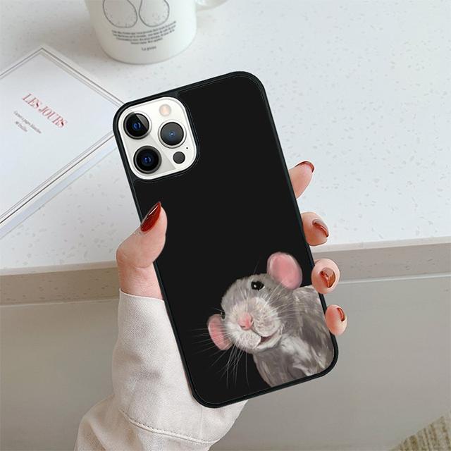Mouse Rat Phone Case For iPhone 17 Air 14 15 16 13 12 Cover For Apple iPhone 17 Air 14 15 16 Pro Max 6S Plus Coque