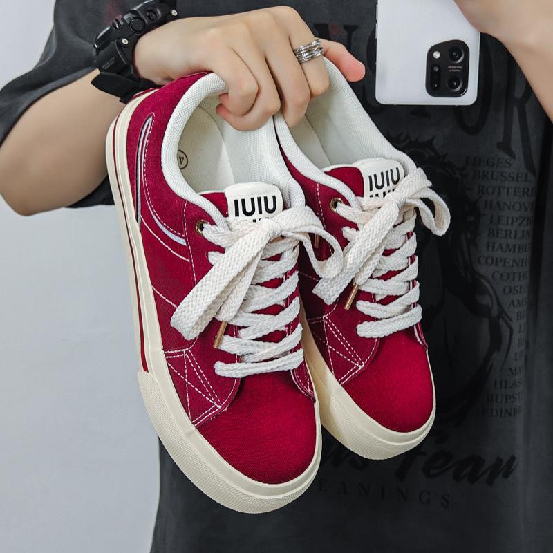 

Дучуань парусиновые туфли мужские 04 осень спортивные скейтбордические туфли мужские ins новые нишевые оригинальные туфли для доски Dexun оптом 41