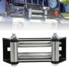 Car Side By Side Winch Roller Fair  152mm 6in Iron Zinc Plated Maintenance Replacement Universal