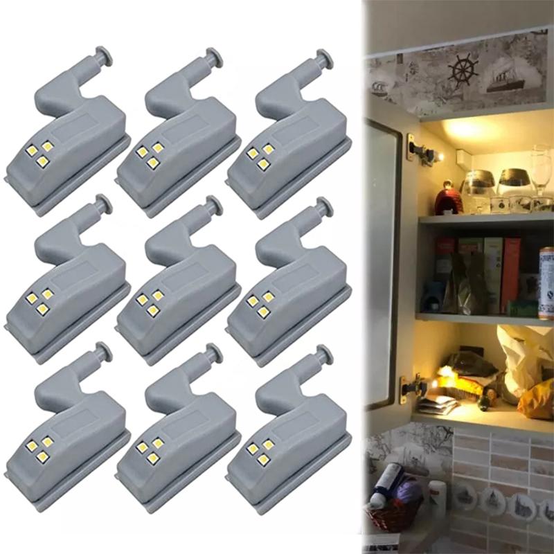 

Светодиодный внутренний шарнирный светильник под шкафом, универсальный датчик света в гардеробе, светодиодный Armario для шкафа, шкафа, кухни, спальни