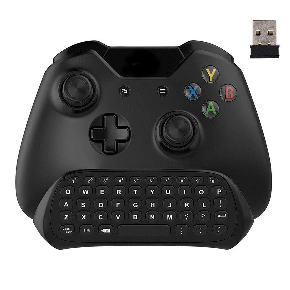 Mini-clavier sans fil Récepteur 2,4G et prise jack 3,5 mm pour manette de jeu Xbox One