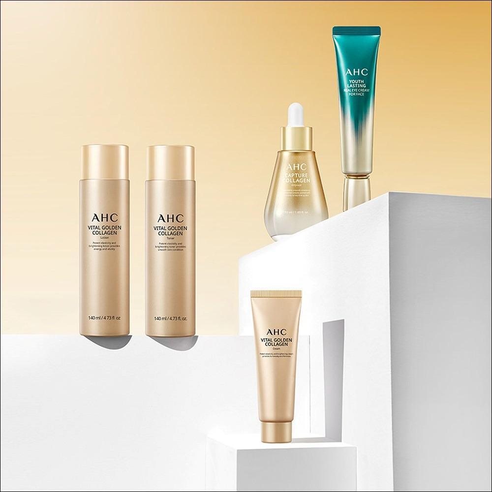AHC Vital Golden Collagen Youth Total Skin Care Set / Gift Set / K-beauty