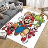 Mario Crayon Drawing Style Area Rug, Mario Fan Soft Carpet, Great Gift.chl