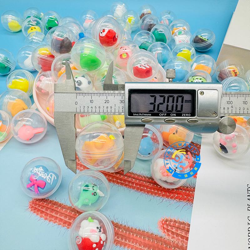 10 packs of mixed gashapon dolls and pull-back car dolls in various styles, 32*32mm size, one set per delivery