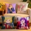 Cushion Cover  Linen  SkinFriendly Soft Decorative Case For Sofa Home Decor Kwaii AAkane KKinoshita Pillow Cover