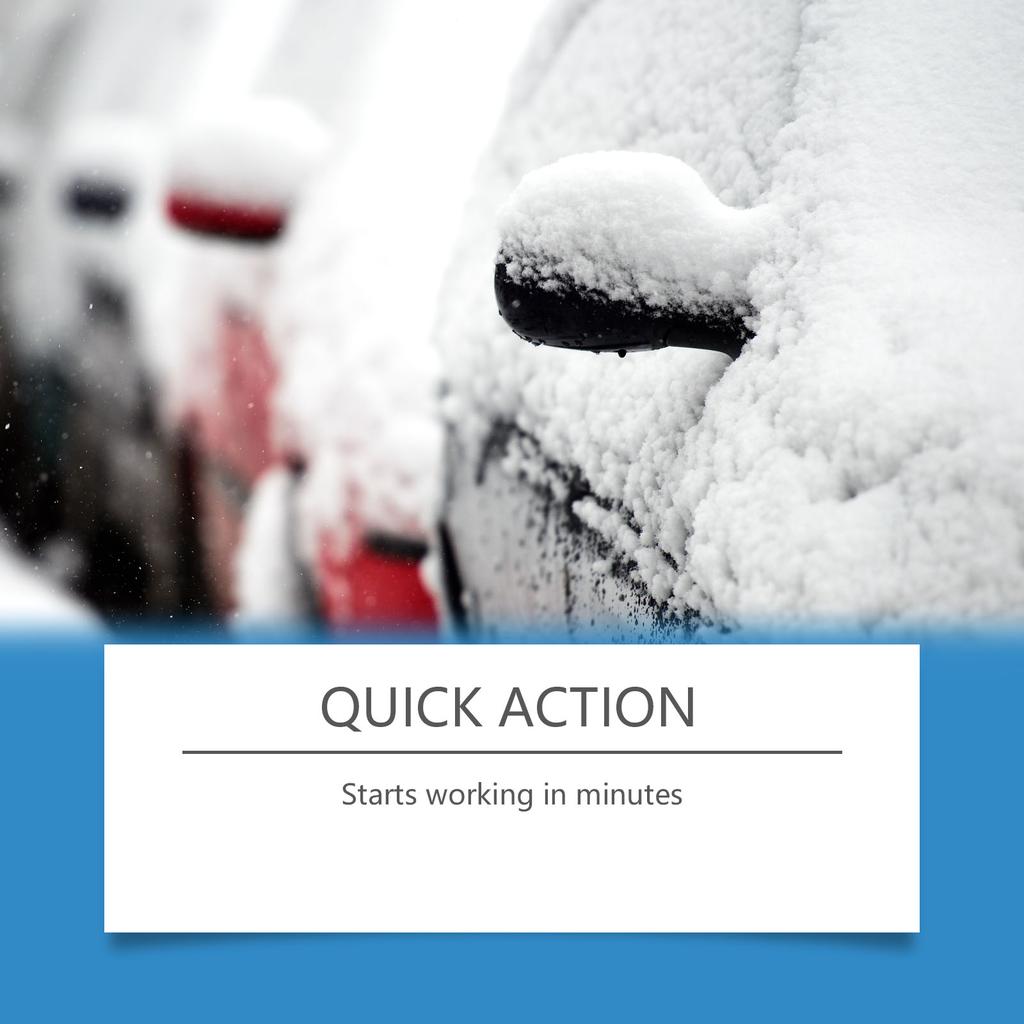 -Vereisungsspray, Schnee-Schmelz- und Enteisungsmittel, Reinigungsspray für Schneetage, Ein toller Artikel für Fahrzeuge, 100 ml