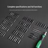 SATA Multi-Function Ratchet Screwdriver Set for Phone Repair - Phillips, Hex, Special Shapes