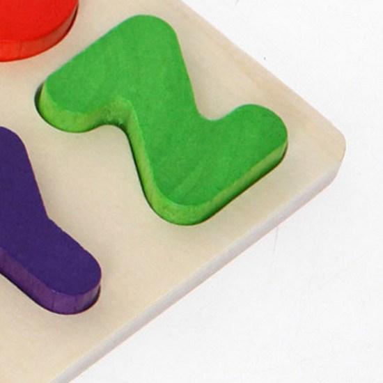 Todoribro Alphabet Three-dimensional Board Puzzle WOODENTOY-B, Korean Popular Puzzles